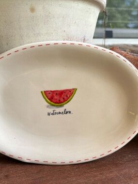 Vintage Rae Dunn watermelon plate